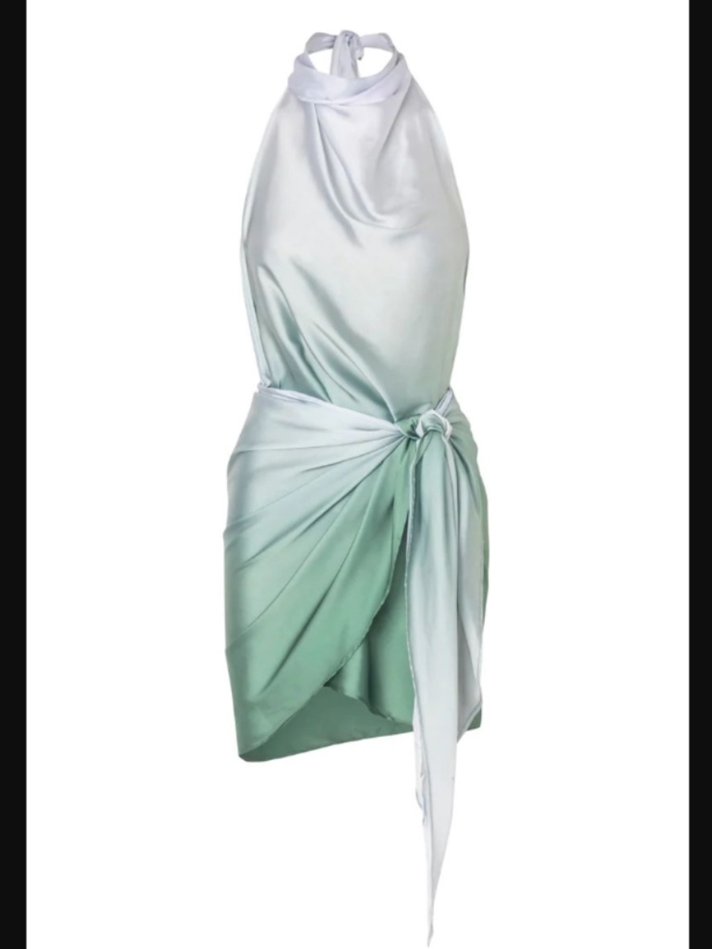 Baobab Providencia Dress halter mini dress - green ombre - Picture 2 of 2